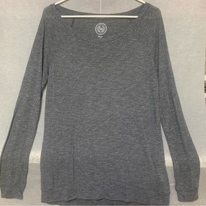 SO - SILVER GRAY - Long Sleeve Layering Top